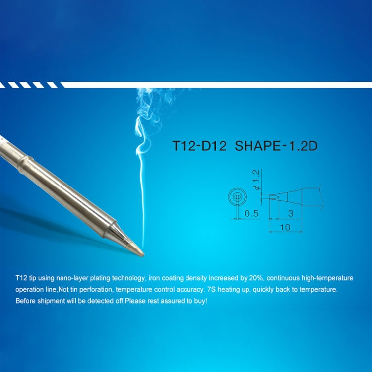 QUICKO T12-D12 Lead-free Soldering Iron Tip