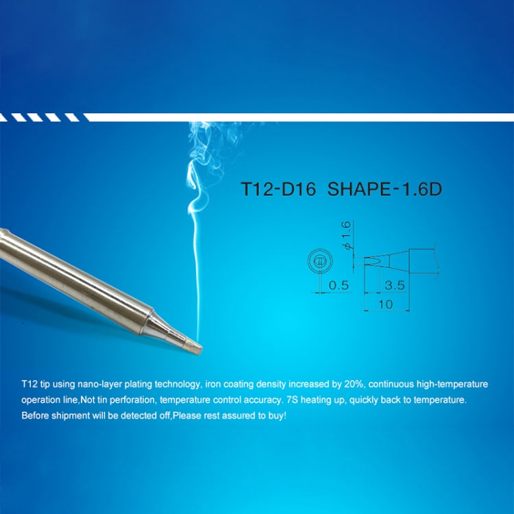 QUICKO T12-D16 Lead-free Soldering Iron Tip