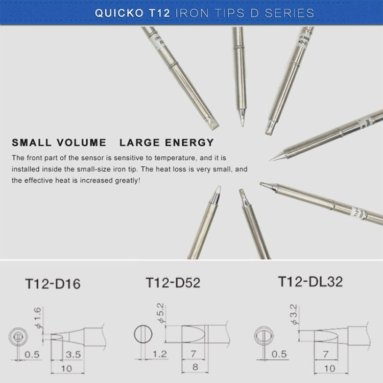 QUICKO T12-DL32 Lead-free Soldering Iron Tip