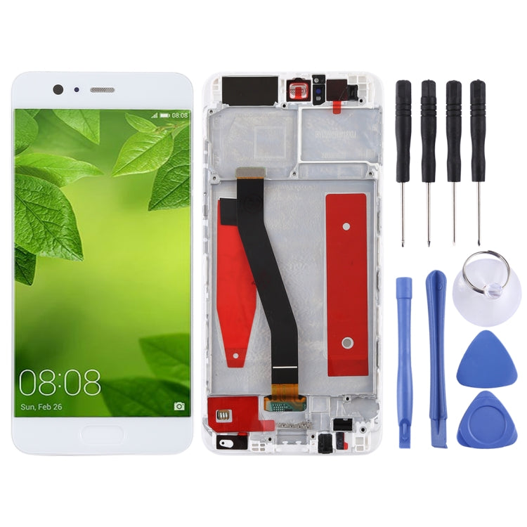 LCD Screen and Digitizer Full Assembly with Frame for Huawei P10, For Huawei P10