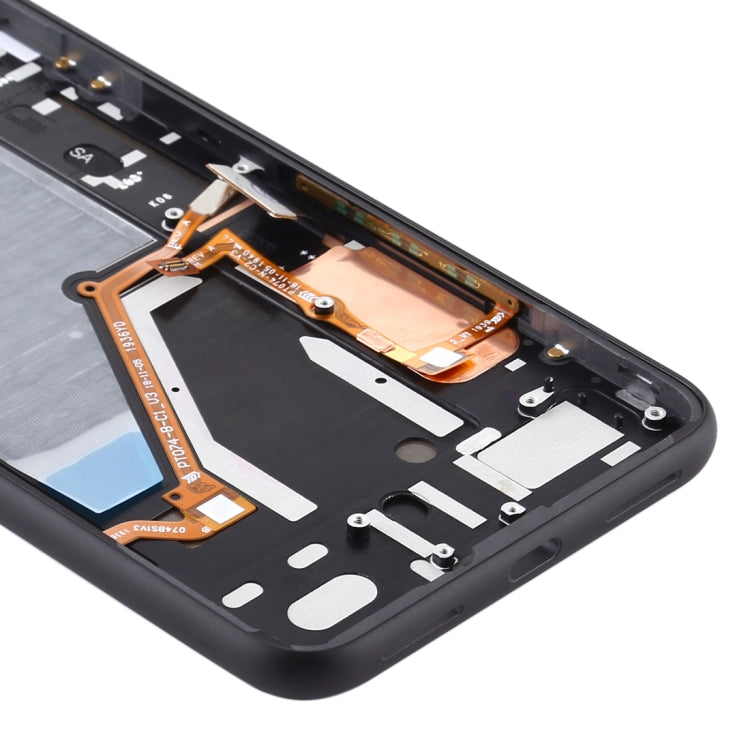 LCD Screen and Digitizer Full Assembly with Frame for Google Pixel 4XL, For Google Pixel 4XL(with Frame)