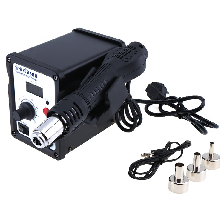 Kaisi K-858D SMD Hot-Air Soldering Station LED Digital Display Support Controllable Temperature for Desoldering + Air Nozzles, US Plug