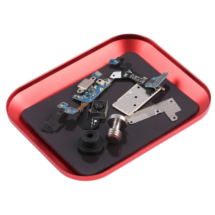 Aluminium Alloy Screw Tray Phone Repair Tool, Screw Tray, Screw Tray (Red)