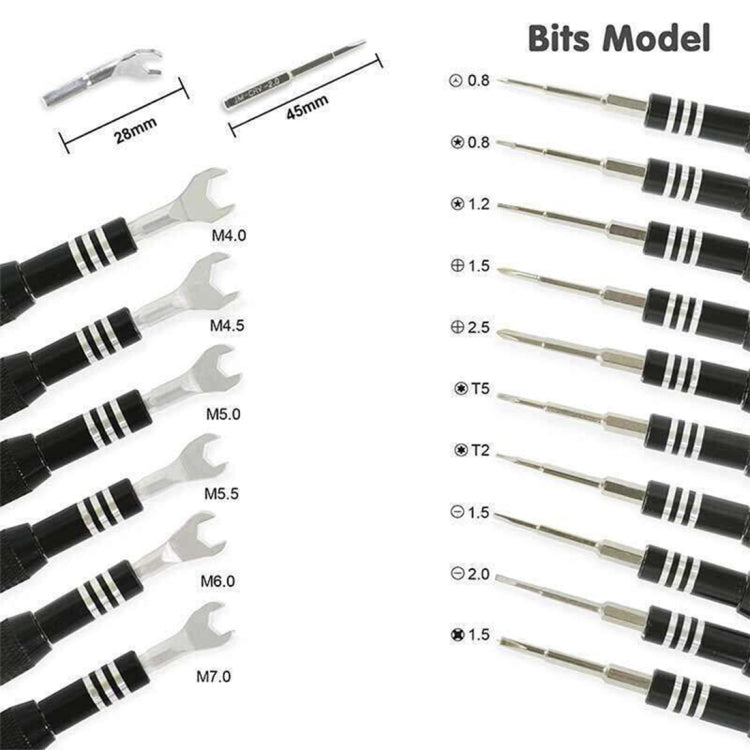 JAKEMY JM-8158 34 in 1 Multipurpose Screwdriver Set Hardware Repair Tool, JM-8158