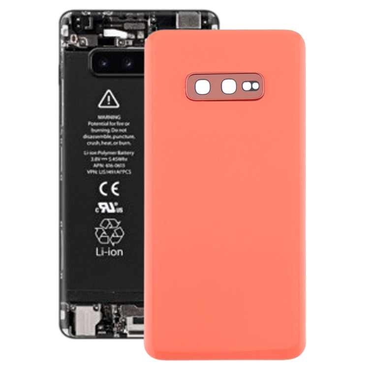 For Galaxy S10e Battery Back Cover with Camera Lens , For Samsung Galaxy S10e（Lens）, For Samsung Galaxy S10e(with Lens), For Galaxy S10e（with Lens）, For Galaxy S10e（with Lens）(Yellow)