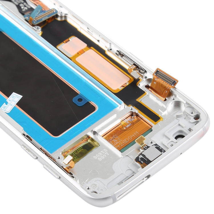 Original Super AMOLED Material LCD Screen and Digitizer Full Assembly(with Frame / Charging Port Flex Cable / Power Button Flex Cable / Volume Button Flex Cable) for Galaxy S7 Edge / G935F / G935FD, For Samsung Galaxy S7 Edge  (Super AMOLED)           ...