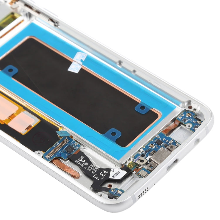 Original Super AMOLED Material LCD Screen and Digitizer Full Assembly(with Frame / Charging Port Flex Cable / Power Button Flex Cable / Volume Button Flex Cable) for Galaxy S7 Edge / G935F / G935FD, For Samsung Galaxy S7 Edge  (Super AMOLED)           ...