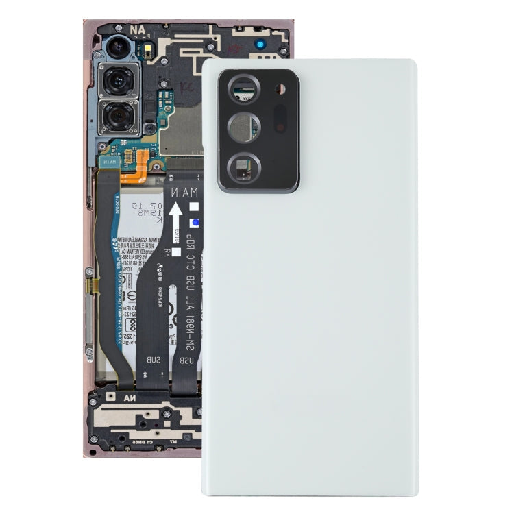 For Samsung Galaxy Note20 Ultra Battery Back Cover with Camera Lens Cover , For Samsung Galaxy Note20 Ultra(with Camera Cover)