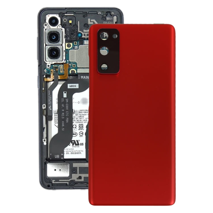 For Samsung Galaxy S20 FE Battery Back Cover with Camera Lens Cover , For Samsung Galaxy S20 FE(with Camera Cover)