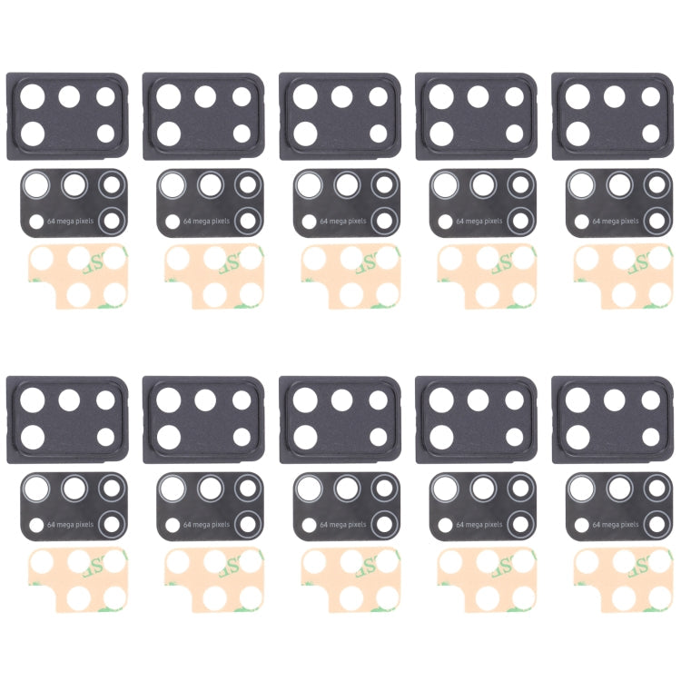 For Samsung Galaxy M31 / Galaxy M31 Prime SM-M315 10pcs Camera Lens Cover, For Samsung Galaxy M31