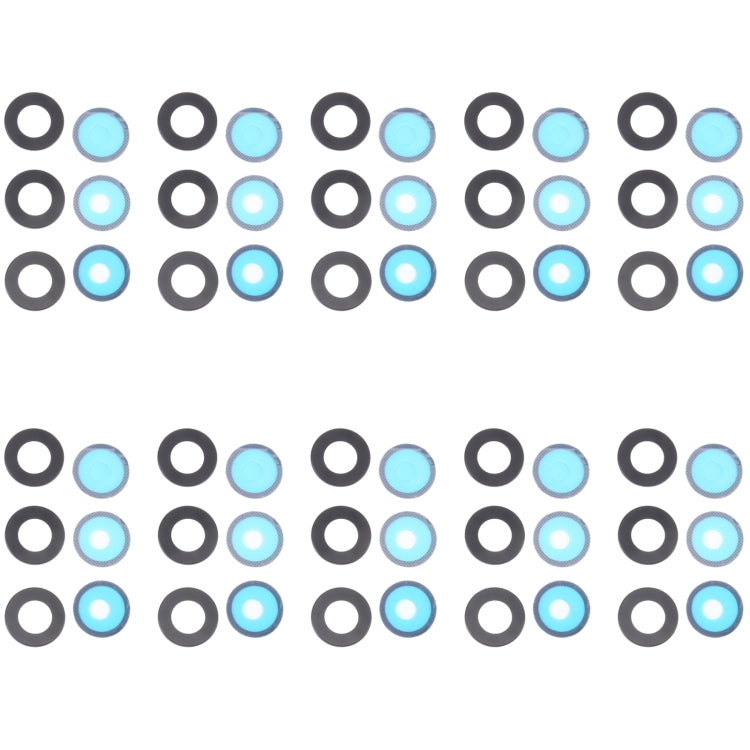 For Samsung Galaxy A72 SM-A725 10pcs Back Camera Lens, For Samsung Galaxy A72