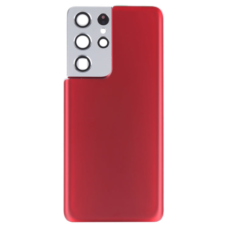 For Samsung Galaxy S21 Ultra 5G Battery Back Cover with Camera Lens Cover , For Samsung Galaxy S21 Ultra 5G(with Camera Cover)