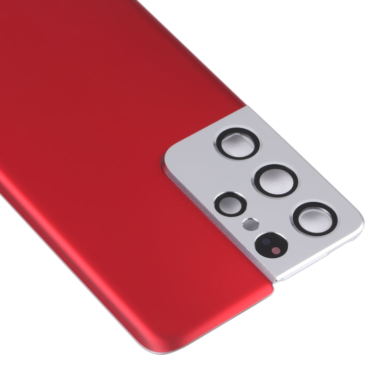 For Samsung Galaxy S21 Ultra 5G Battery Back Cover with Camera Lens Cover , For Samsung Galaxy S21 Ultra 5G(with Camera Cover)