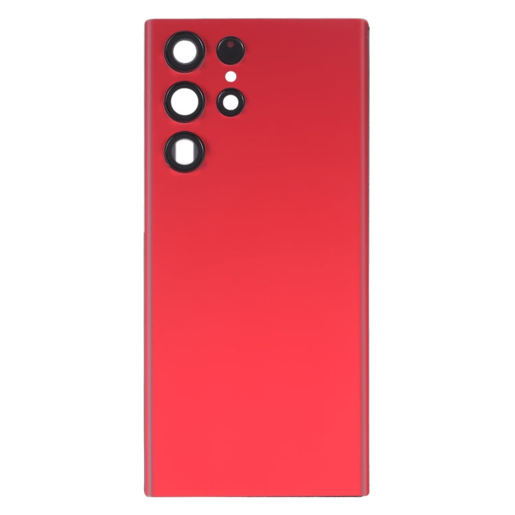 For Samsung Galaxy S22 Ultra 5G SM-S908B Battery Back Cover with Camera Lens Cover , For Samsung Galaxy S22 Ultra 5G