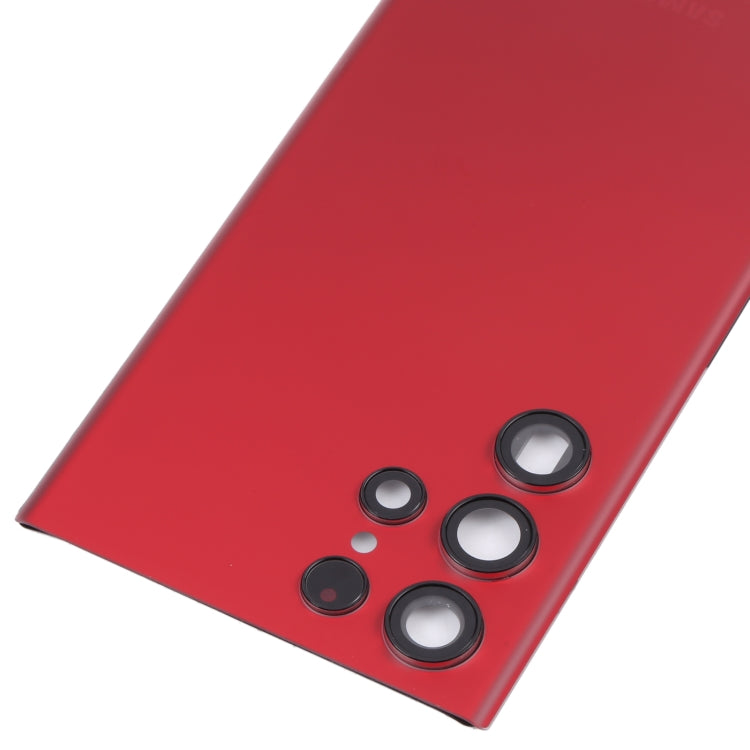 For Samsung Galaxy S22 Ultra 5G SM-S908B Battery Back Cover with Camera Lens Cover , For Samsung Galaxy S22 Ultra 5G