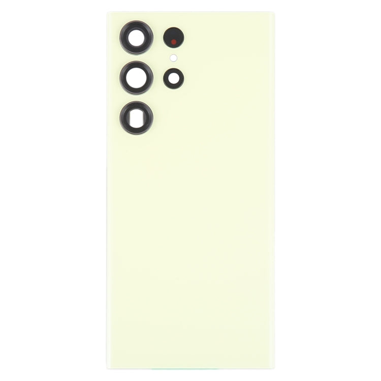 For Samsung Galaxy S23 Ultra SM-S918 Glass Battery Back Cover with Camera Lens Cover, For Samsung Galaxy S23 Ultra(with Camera Cover)