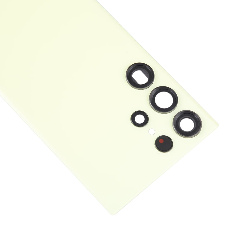 For Samsung Galaxy S23 Ultra SM-S918 Glass Battery Back Cover with Camera Lens Cover, For Samsung Galaxy S23 Ultra(with Camera Cover)