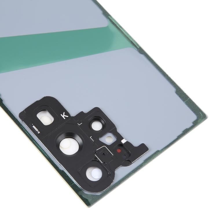 For Samsung Galaxy S23 Ultra SM-S918 Glass Battery Back Cover with Camera Lens Cover, For Samsung Galaxy S23 Ultra(with Camera Cover)