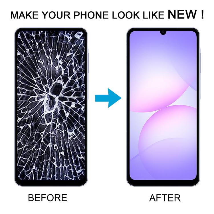 For Samsung Galaxy A07 4G Original LCD Screen Digitizer Full Assembly with Frame