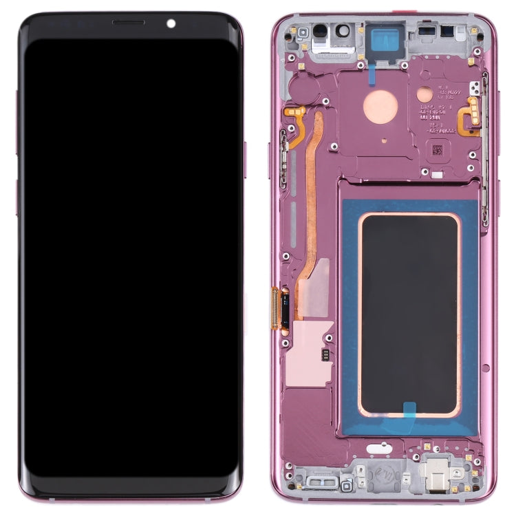 Super AMOLED Material LCD Screen and Digitizer Full Assembly with Frame for Galaxy S9+ / G965F / G965F / DS / G965U / G965W / G9650, For Samsung Galaxy S9+, For Galaxy S9+ (Frame), For Galaxy S9+