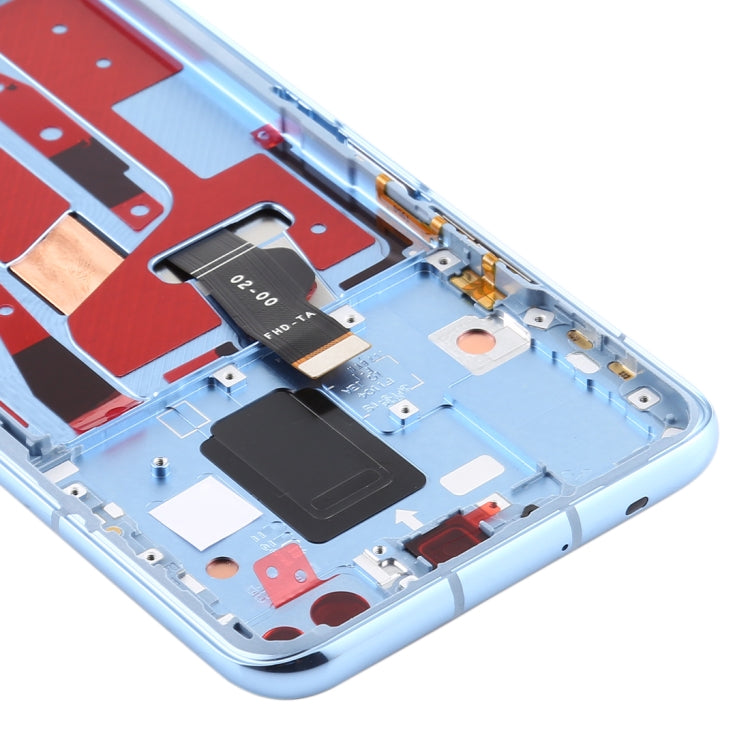LCD Screen and Digitizer Full Assembly with Frame for Huawei Nova 6 5G, For Huawei Nova 6 5G, For Huawei Nova 6 5G (Dark Blue), For Huawei Nova 6 5G(Purple)