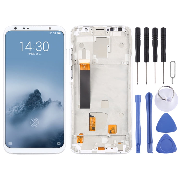 TFT Material LCD Screen and Digitizer Full Assembly With Frame (Not Supporting Fingerprint Identification) for Meizu 16 Plus, For Meizu 16 Plus(TFT)