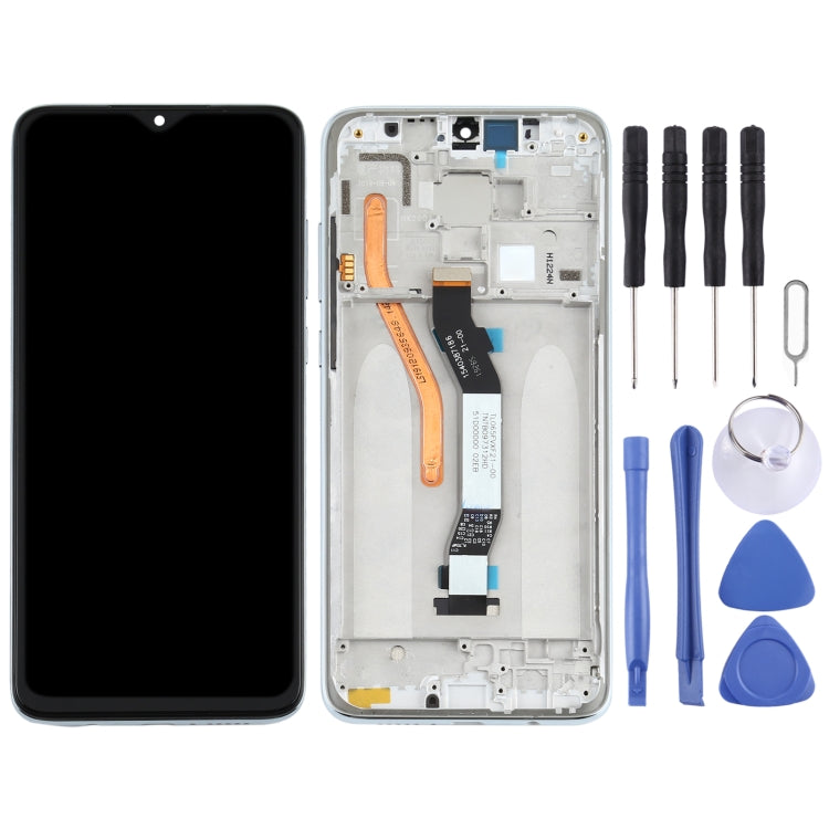 LCD Screen and Digitizer Full Assembly with Frame for Xiaomi Redmi Note 8 Pro(Single SIM Card), For Xiaomi Redmi Note 8 Pro, For Xiaomi Redmi Note 8 Pro (Sing card)