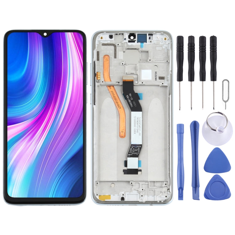 LCD Screen and Digitizer Full Assembly with Frame for Xiaomi Redmi Note 8 Pro(Single SIM Card), For Xiaomi Redmi Note 8 Pro, For Xiaomi Redmi Note 8 Pro (Sing card)