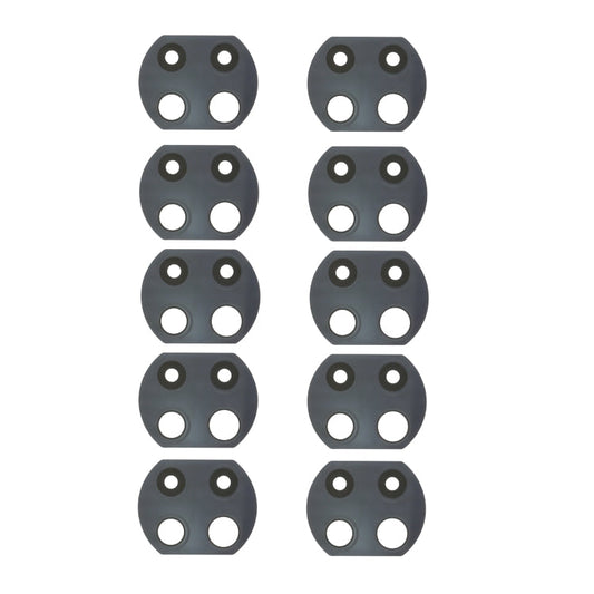 10 PCS Back Camera Lens for Xiaomi Redmi Note 9 Pro 5G M2007J17C, For Xiaomi Redmi Note 9 Pro 5G