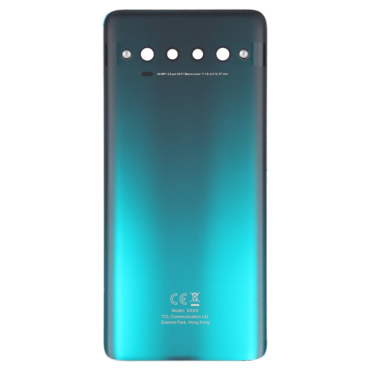 Original Battery Back Cover for TCL 10 Pro T799B T799H, For TCL 10 Pro (Green)