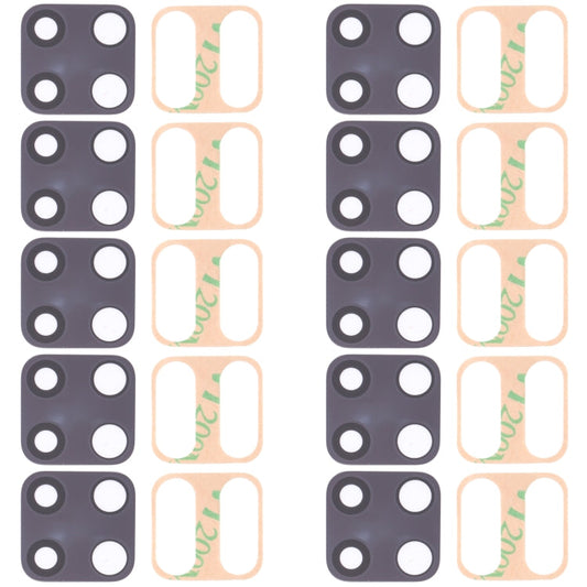 10 PCS Back Camera Lens for Xiaomi Redmi Note 9 Pro M2003J6B2G, For Xiaomi Redmi Note 9 Pro