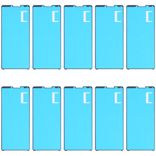 10 PCS Original Front Housing Adhesive for Sony Xperia 10 III / Xperia 10 II, For Sony Xperia 10 III / Xperia 10 II
