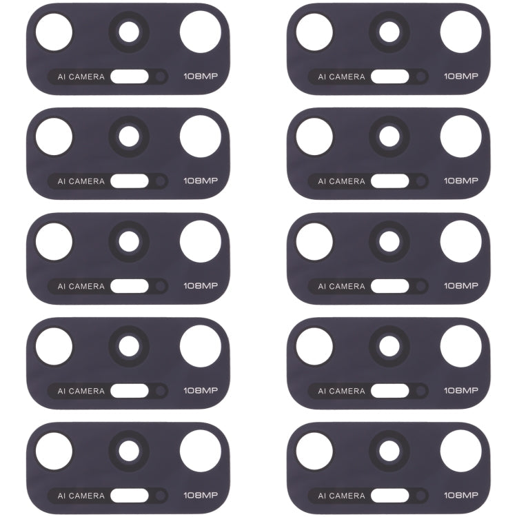 10 PCS Back Camera Lens for Xiaomi Mi 10s M2102J2SC, For Xiaomi Mi 10s