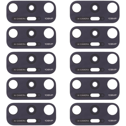 10 PCS Back Camera Lens for Xiaomi Mi 10s M2102J2SC, For Xiaomi Mi 10s