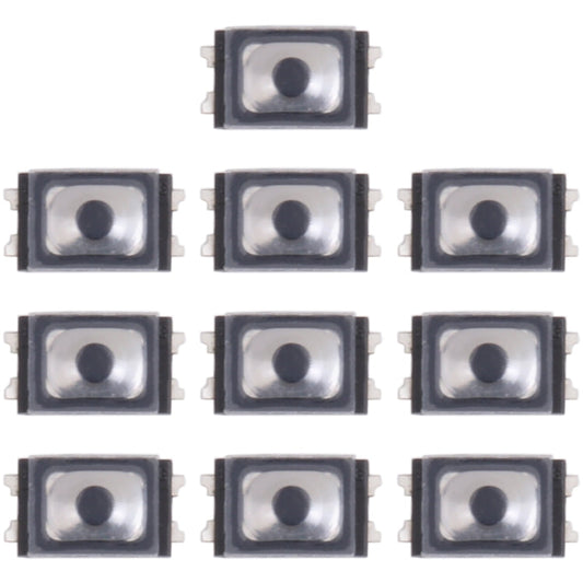 10 PCS 2.5 x 2MM Switch Button Micro SMD For Huawei / vivo / OPPO / Xiaomi, 2.5 x 2MM