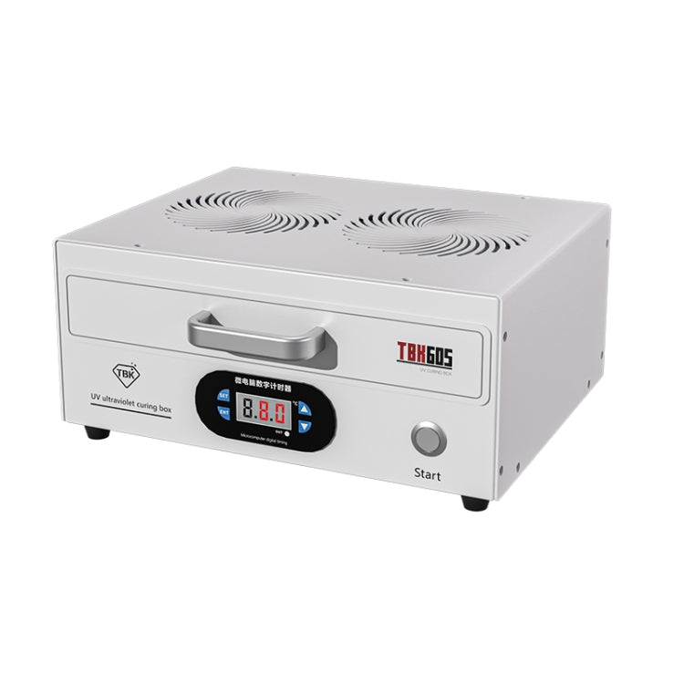 TBK 605 100W Mini UV Curing Lamp Box 48 LEDs Curved Surface Screen UV Curing Box, AU Plug
