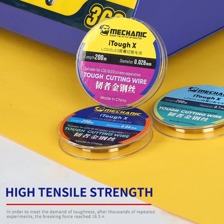 MECHANIC iTough X 200M 0.08MM LCD OLED Screen Cutting Wire