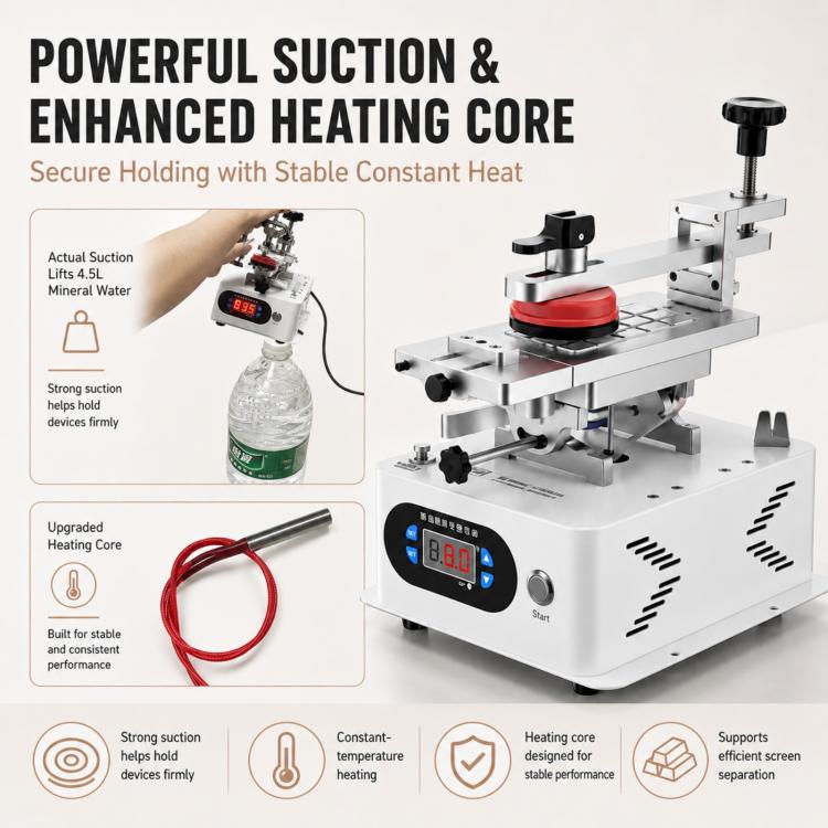 TBK 988C LCD Rotary Separator Middle Frame Remover