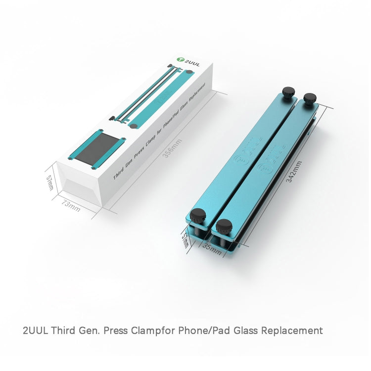 One Set 2UUL Third Gen. Press Clamp Mold for Phone/Pad Glass Replacement, Press Mold