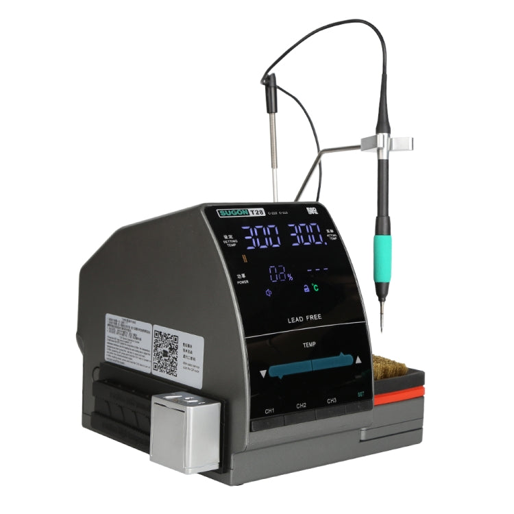 SUGON T28 220V Nano Electric Soldering Station with Handle, EU Plug