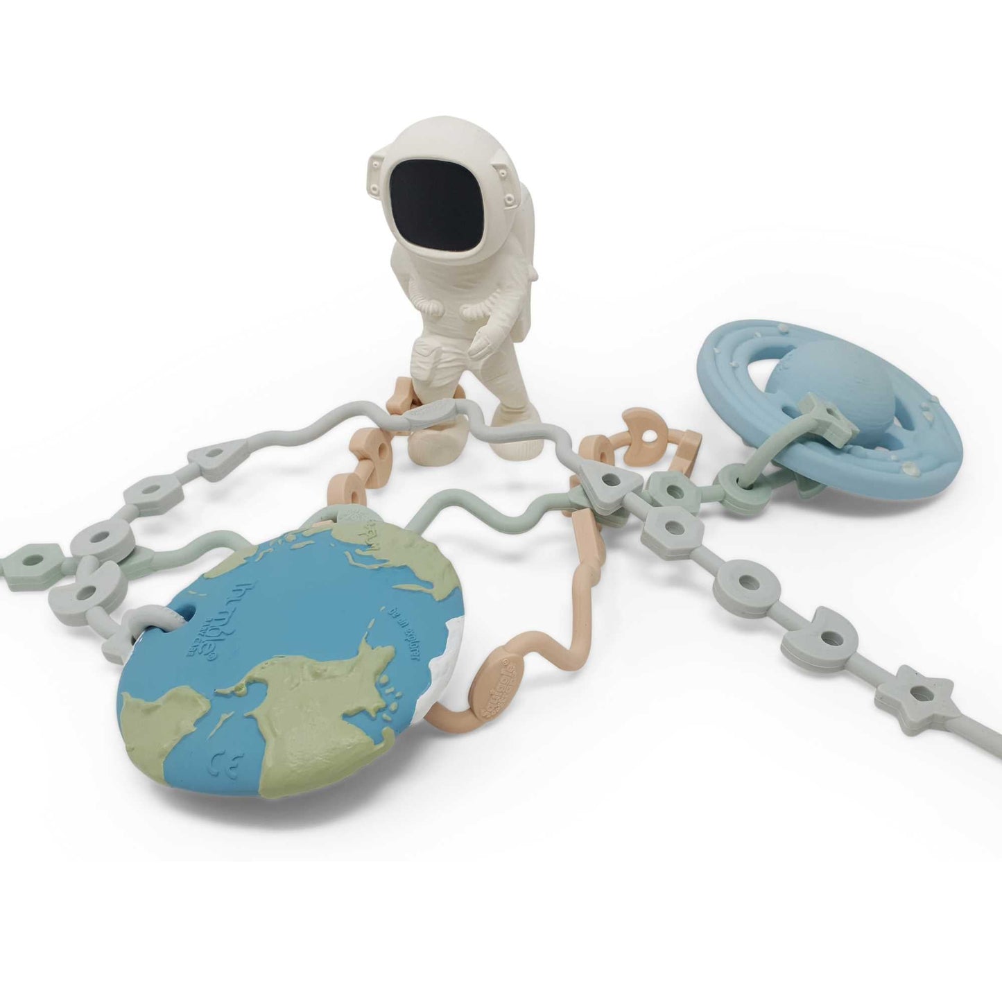 Squiggle Strap® Antimicrobial Silicone Toy Straps (2pcs)