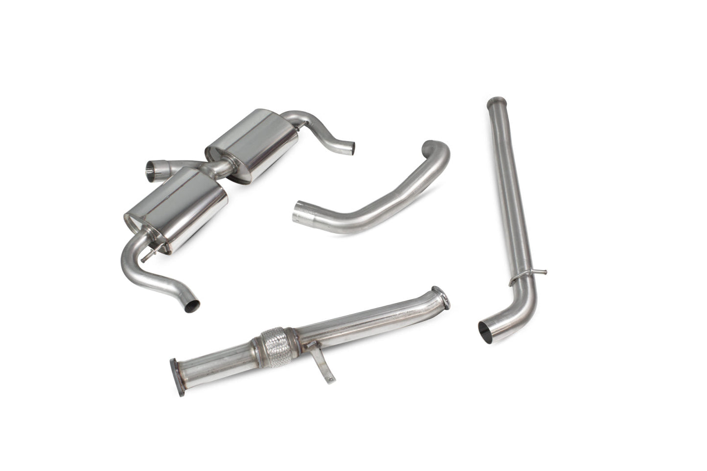 Scorpion Renault Clio MK4 RS 200 EDC / 220 Trophy (2015-18) Non-Resonated Cat-Back System