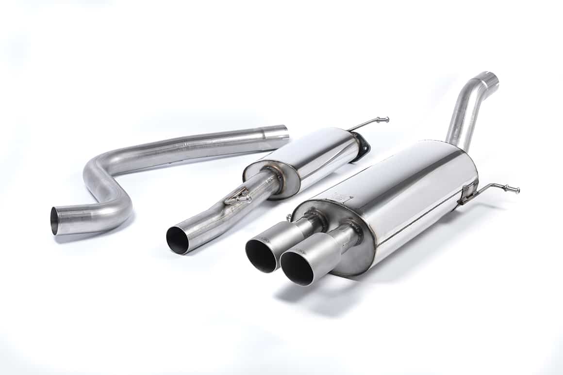 Milltek Ford Fiesta Mk7 ST 1.6L EcoBoost (182PS & 200PS) (13-19) Cat-Back Exhaust – Race System- Resonated- Titanium Tips – SSXFD145