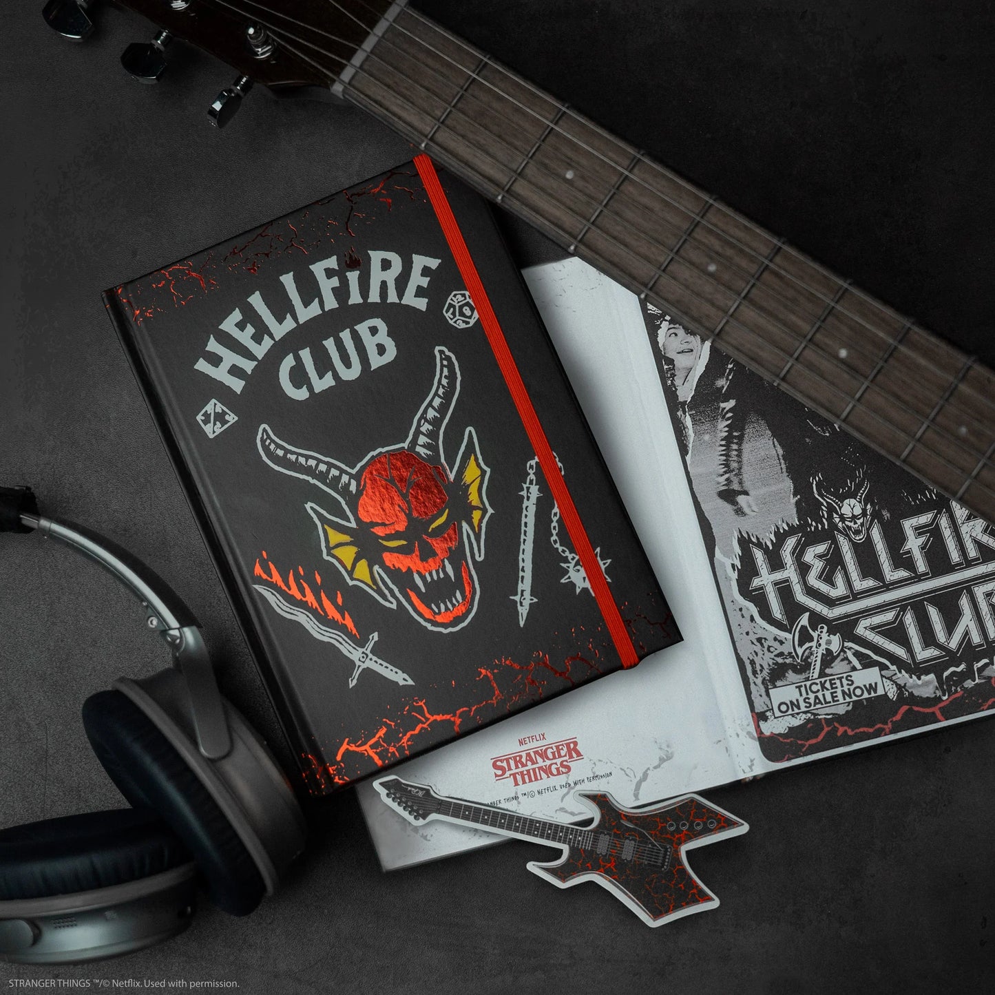 Stranger Things Hardcover Notebook Hellfire Club CR5183