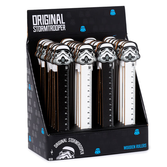 Shaped Top Wooden Ruler (15cm) - The Original Stormtrooper