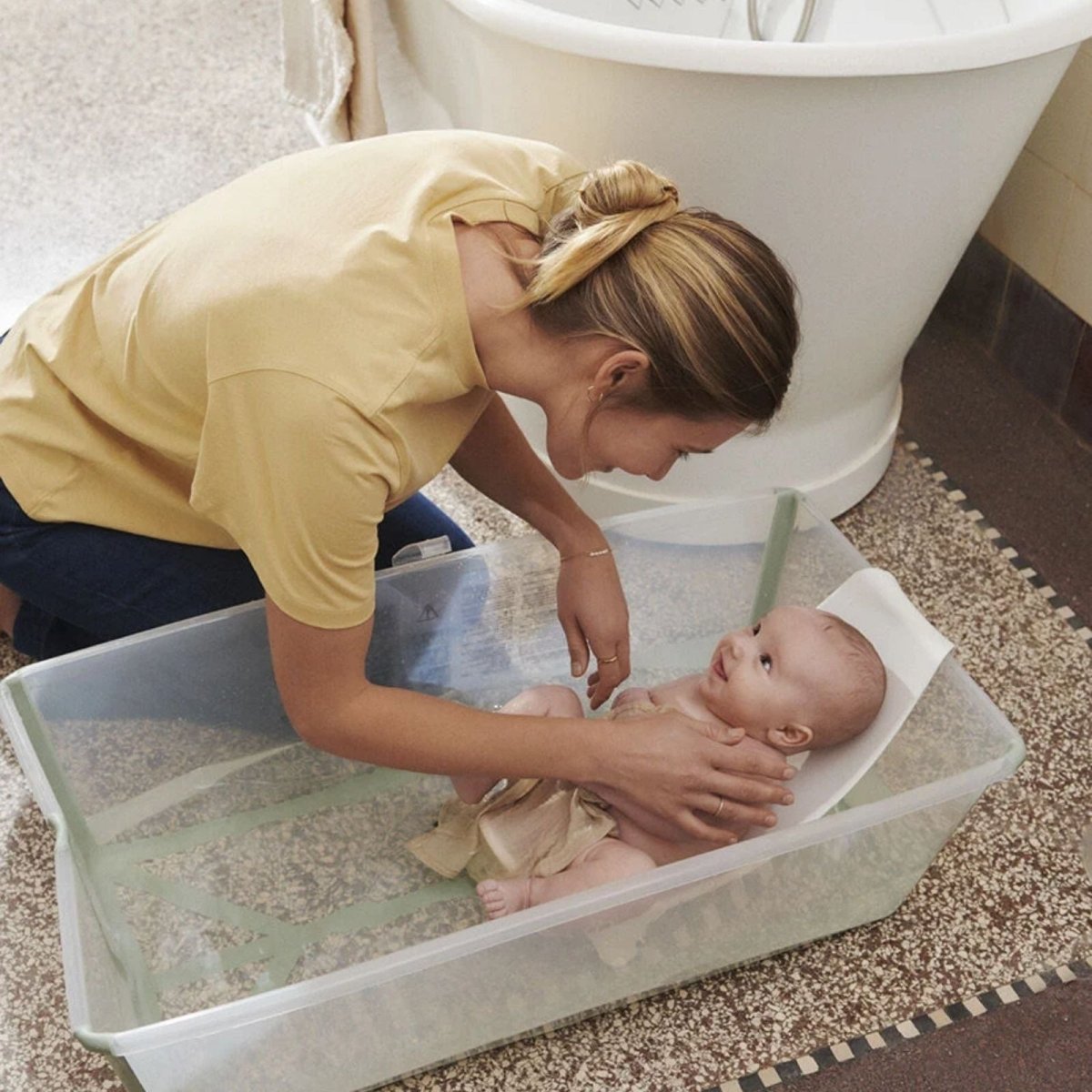Stokke Flexi Bath Baby Support - White