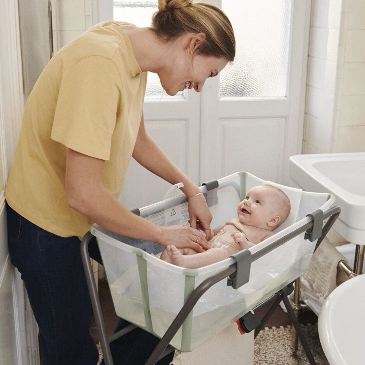 Stokke Flexi Bath Baby Support - White