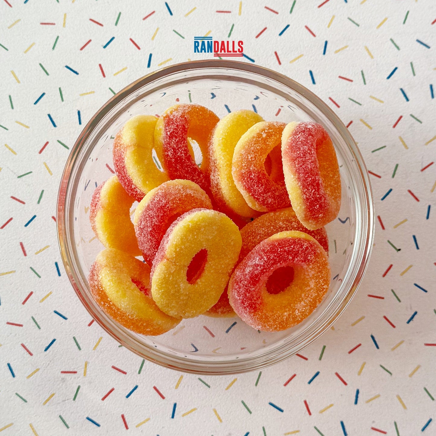 SWEETZONE PEACH RINGS - 100g (BRITISH)
