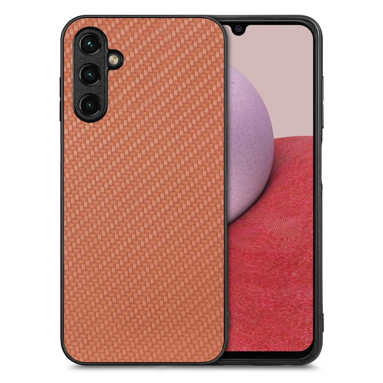 Carbon Fiber Texture Leather Back Cover Phone Case, For Samsung Galaxy A14 5G, For Samsung Galaxy A22 4G, For Samsung Galaxy A22 5G, For Samsung Galaxy A32 5G