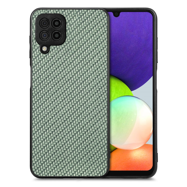 Carbon Fiber Texture Leather Back Cover Phone Case, For Samsung Galaxy A14 5G, For Samsung Galaxy A22 4G, For Samsung Galaxy A22 5G, For Samsung Galaxy A32 5G